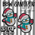 Snowman BBW Hand sanitizer holder STL/3MF