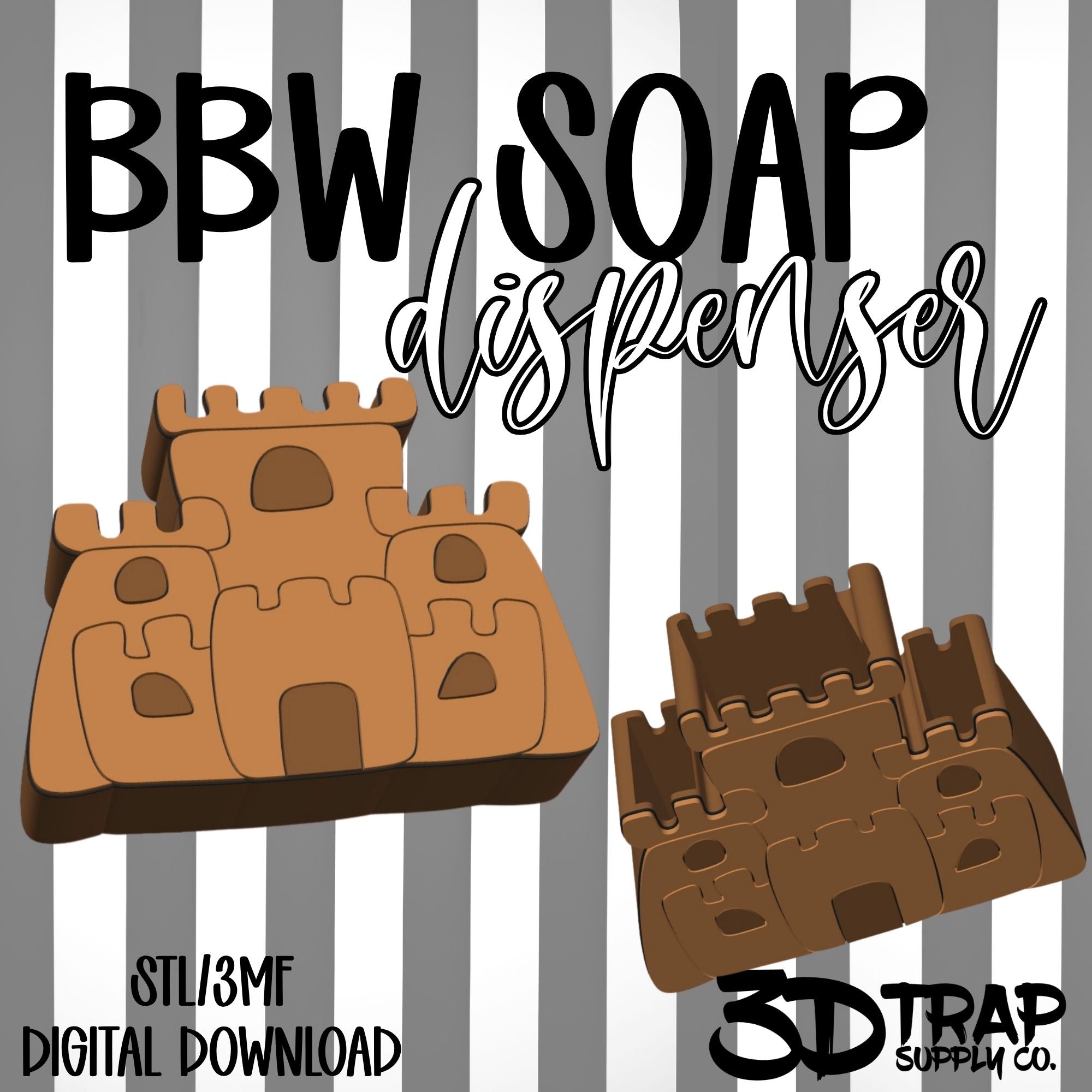 Sand Castle BBW Soap holder  STL/3MF