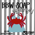 Crab BBW Soap holder  STL/3MF