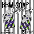 Cute Ghost BBW Soap holder  STL/3MF
