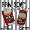Beer Can BBW Soap holder  STL/3MF