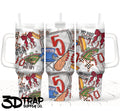 Custom baseball 40 oz Tumbler With Handle | Insulated Stainless Steel Cup | Reusable Drinkware (Copy)