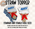 Ahoy Straw Topper