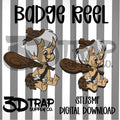 Toddle Boy  Badge Reel Cover Topper STL/3MF