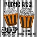 Gost Popcorn Badge Reel Cover Topper STL/3MF