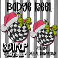 Christmas Ornament Badge Reel Cover  STL/3MF