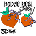 Peach Badge Reel Cover Wholesale
