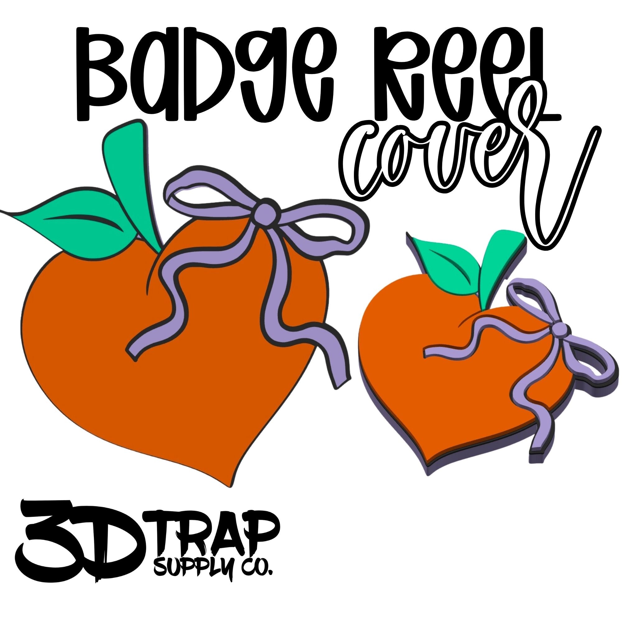 Peach Badge Reel Cover Wholesale