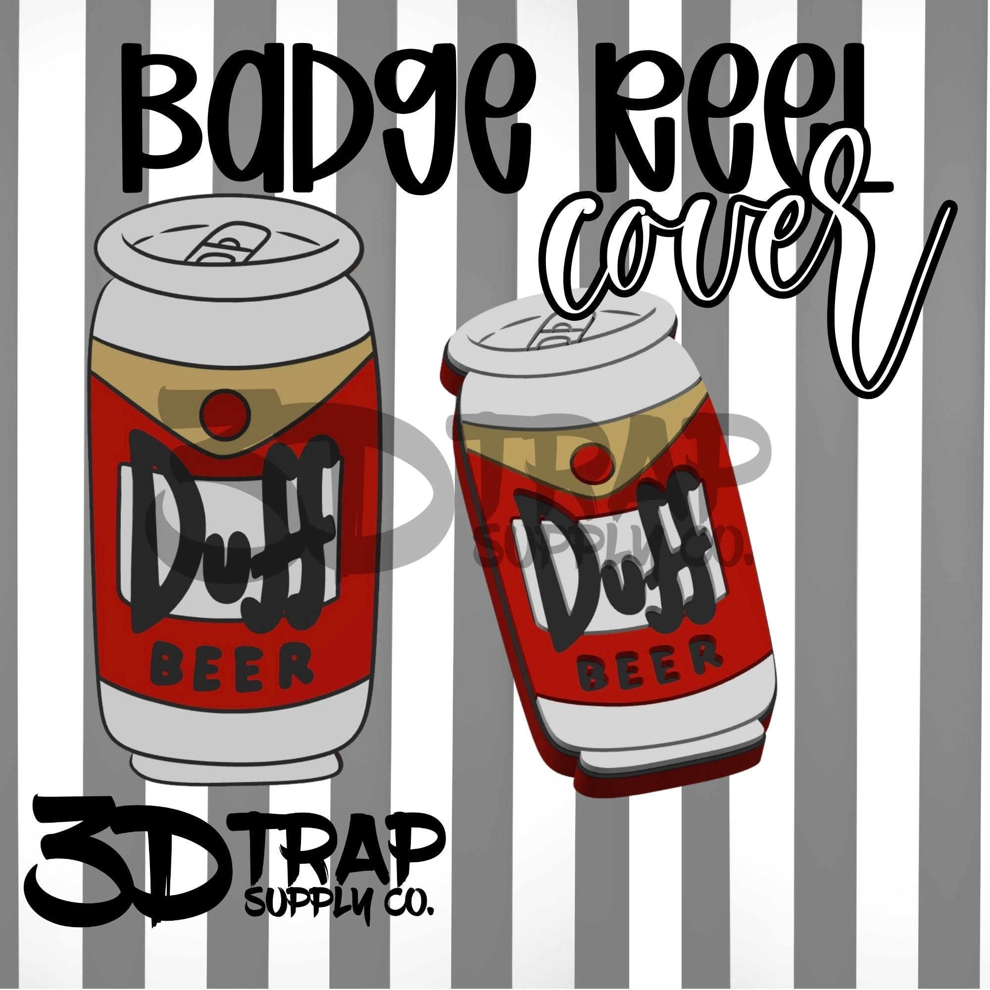 Beer Can Badge Reel Cover Wholesale