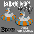 Floating Goose  Badge Reel Cover Topper STL/3MF