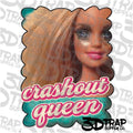 Crashout Queen Doll Digital T-Shirt Design PNG |  Instant Download