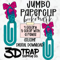 Trendy Blue Drink Paperclip Bookmark STL/3MF