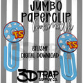 TS CD Paperclip Bookmark STL/3MF
