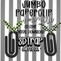 Checker Bat Paperclip Bookmark STL/3MF
