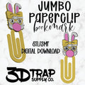 Easter Bunny  Paperclip Bookmark STL/3MF