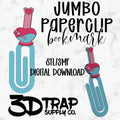 Heart Bong Paperclip Bookmark STL/3MF