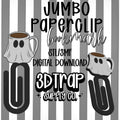 Ghost Coffee Mug Paperclip Bookmark STL/3MF