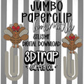 Turkey Paperclip Bookmark STL/3MF