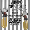 Hp- Dog Paperclip Bookmark STL/3MF