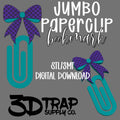 Mermaid Bow Paperclip Bookmark STL/3MF