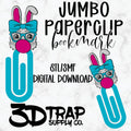 Easter Bunny  Paperclip Bookmark STL/3MF