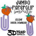 Peach Paperclip Bookmark STL/3MF