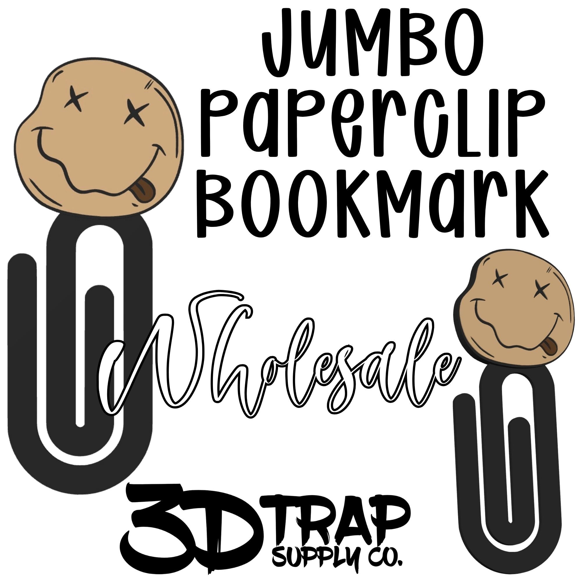 Smiley Face Paperclip Bookmark Wholesale