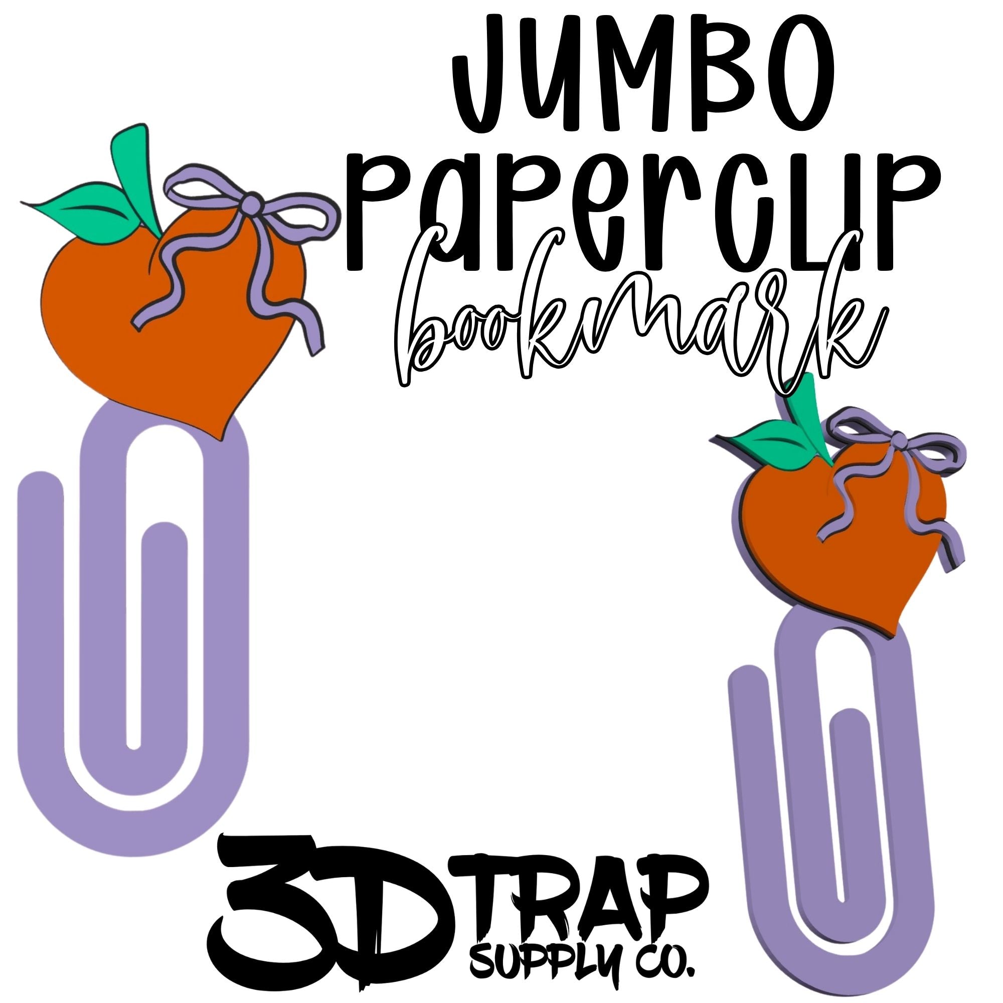 Peach Paperclip Bookmark Wholesale