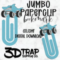 Shark Monster Truck Paperclip Bookmark STL/3MF