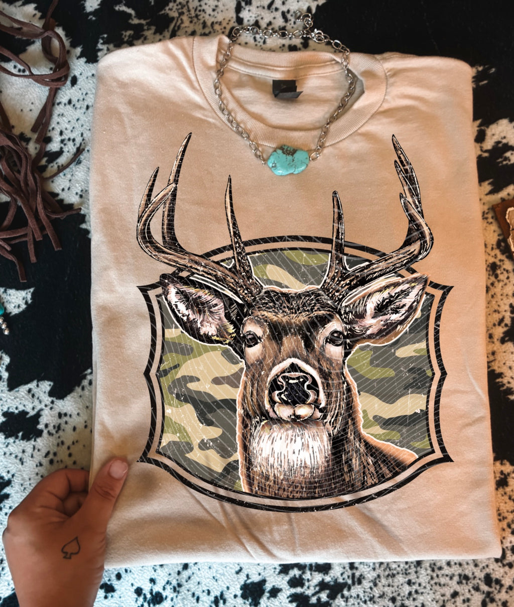 Hunting Deer Graphic T Shirt Unisex | Soft Style Tee | Trendy Casual Everyday Shirt