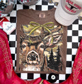 Hunting Deer  Camo Bow Graphic T Shirt Unisex | Soft Style Tee | Trendy Casual Everyday Shirt