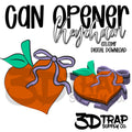 Peach Can Opener Keychain STL/3MF