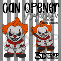 Clown Can Opener Keychain STL/3MF