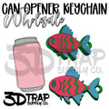 Neon Fish Can Opener Keychain Wholesale