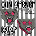 Wildcats Can Opener Keychain STL/3MF