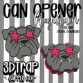 Bulldog Slim Can Cooler Digital Download 3d Print