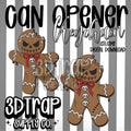 Spooky Gingerbread Can Opener Keychain STL/3MF