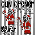 GF Santa Can Opener Keychain STL/3MF