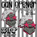 Knight Can Opener Keychain STL/3MF