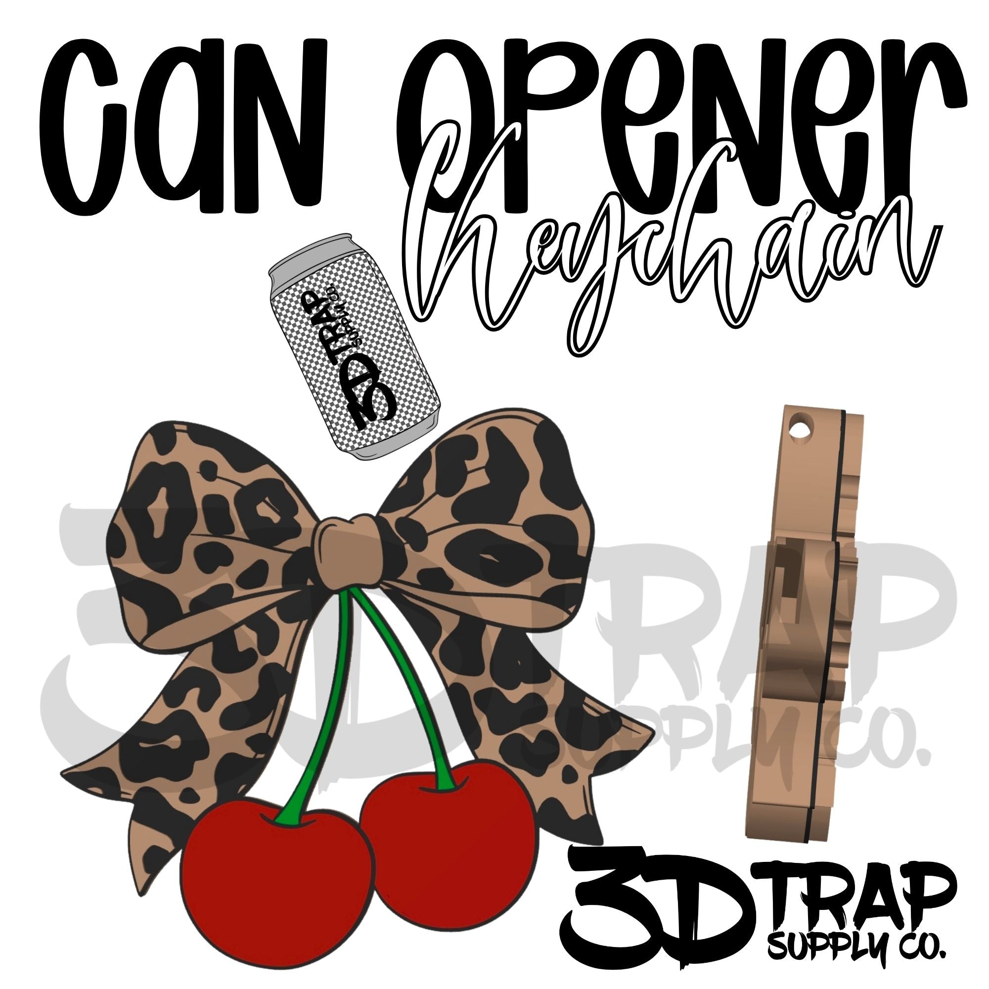 Leopard Bow Cherries Can Opener  Wholesale