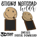 Smiley Face Post it Container STL/3MF