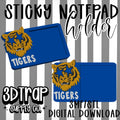 Tiger Post it Container STL/3MF