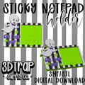 Cute Ghost  Post it Container STL/3MF