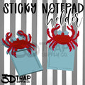 Crab Post it Container Wholesale