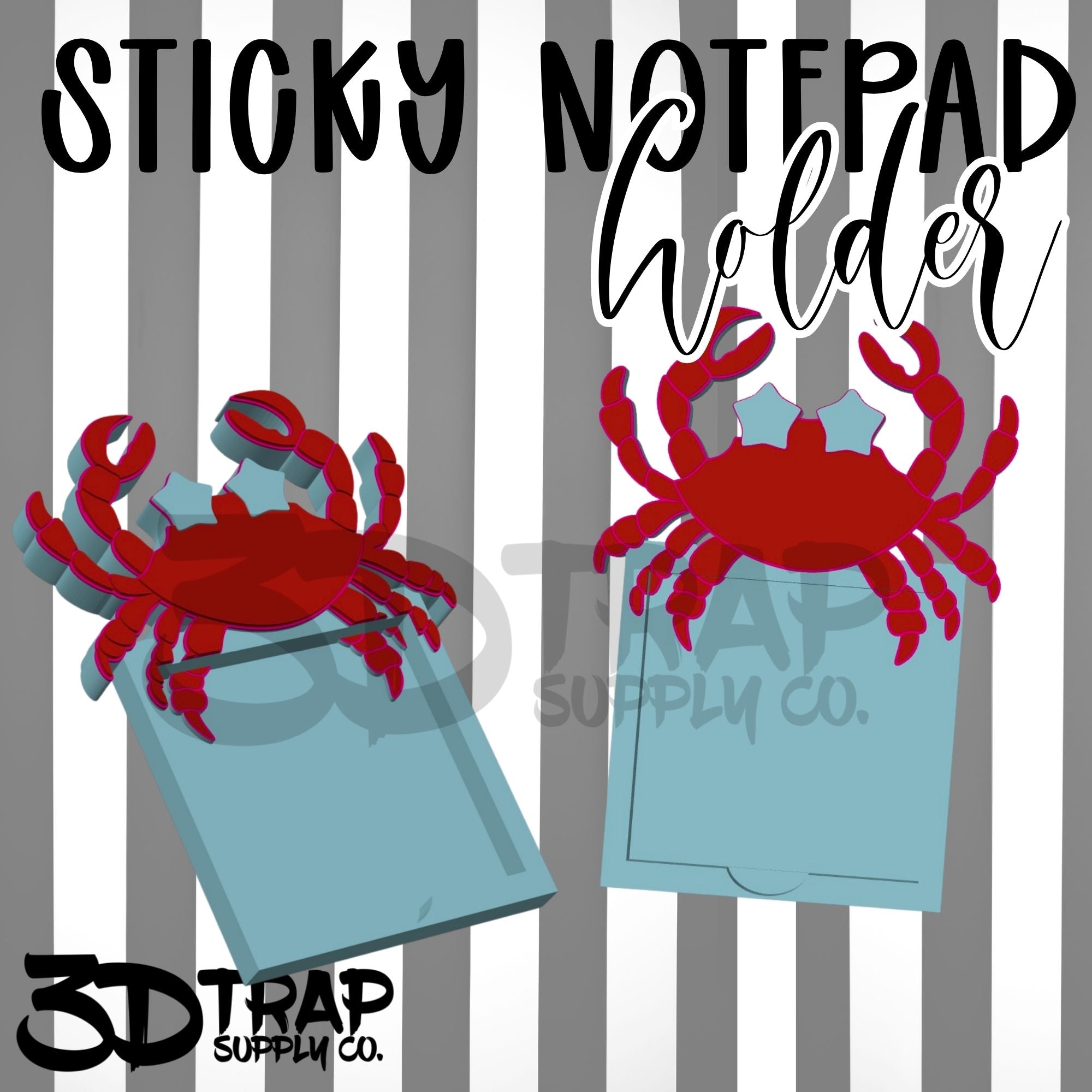 Crab Post it Container Wholesale