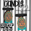 Hello Fall Candle Stand  STL/3MF