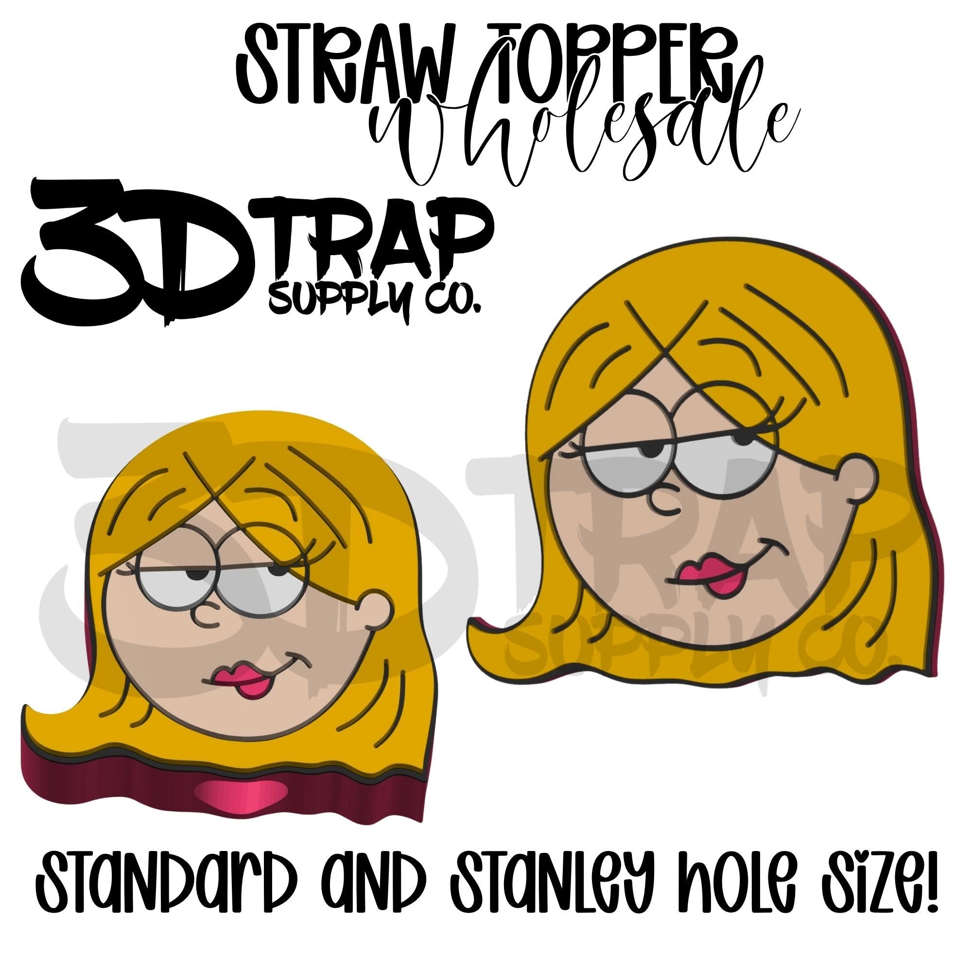 Girl Straw topper Wholesale
