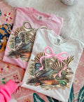 Duck Bow Graphic T Shirt Unisex | Soft Style Tee | Trendy Casual Everyday Shirt