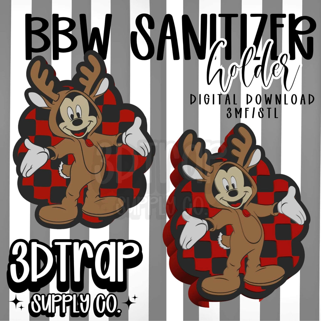 Mickey BBW Hand sanitizer holder STL/3MF