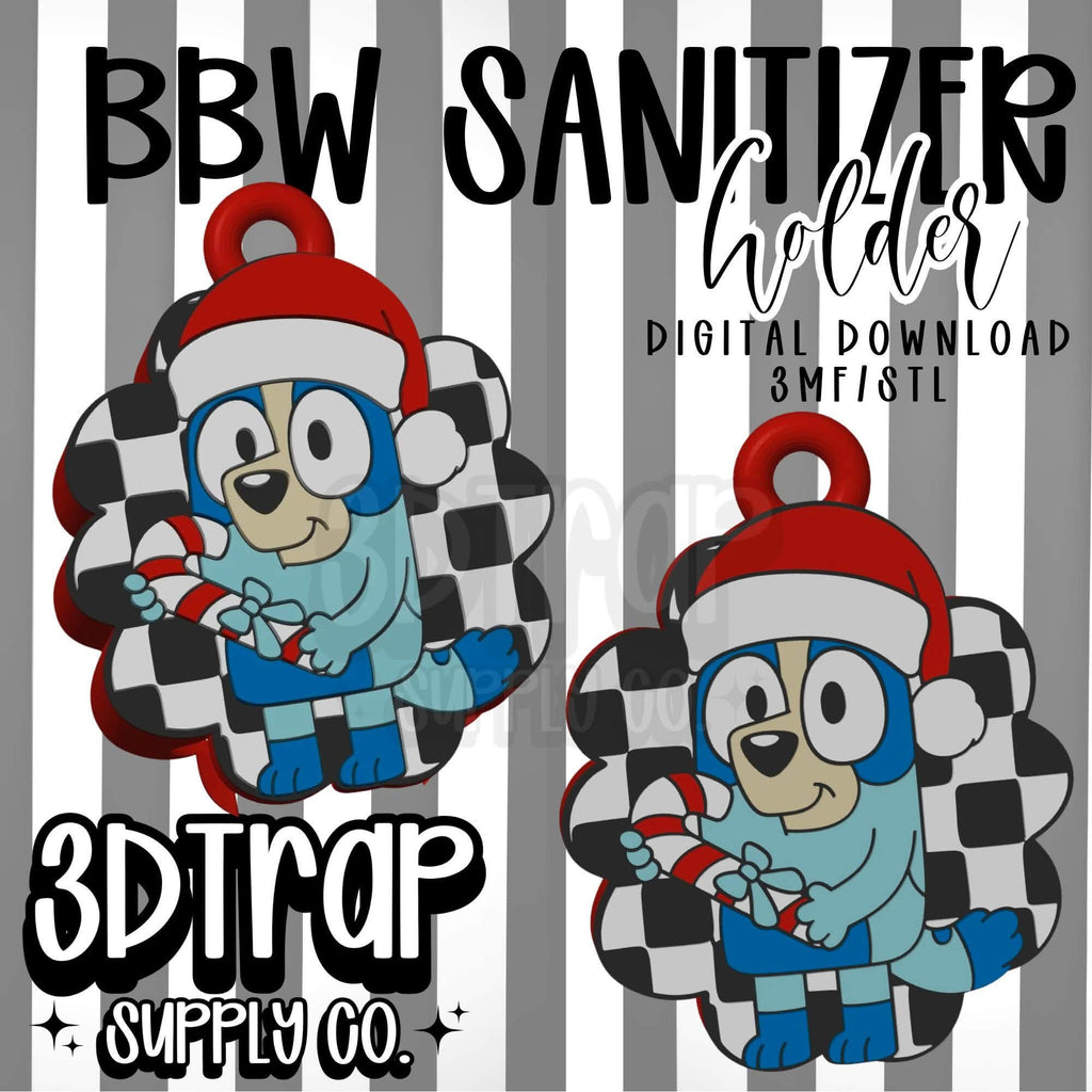 Bluey BBW Hand sanitizer holder STL/3MF